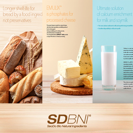 SDBNI 식품소재 브로슈어 - 인쇄제작물 포트폴리오
